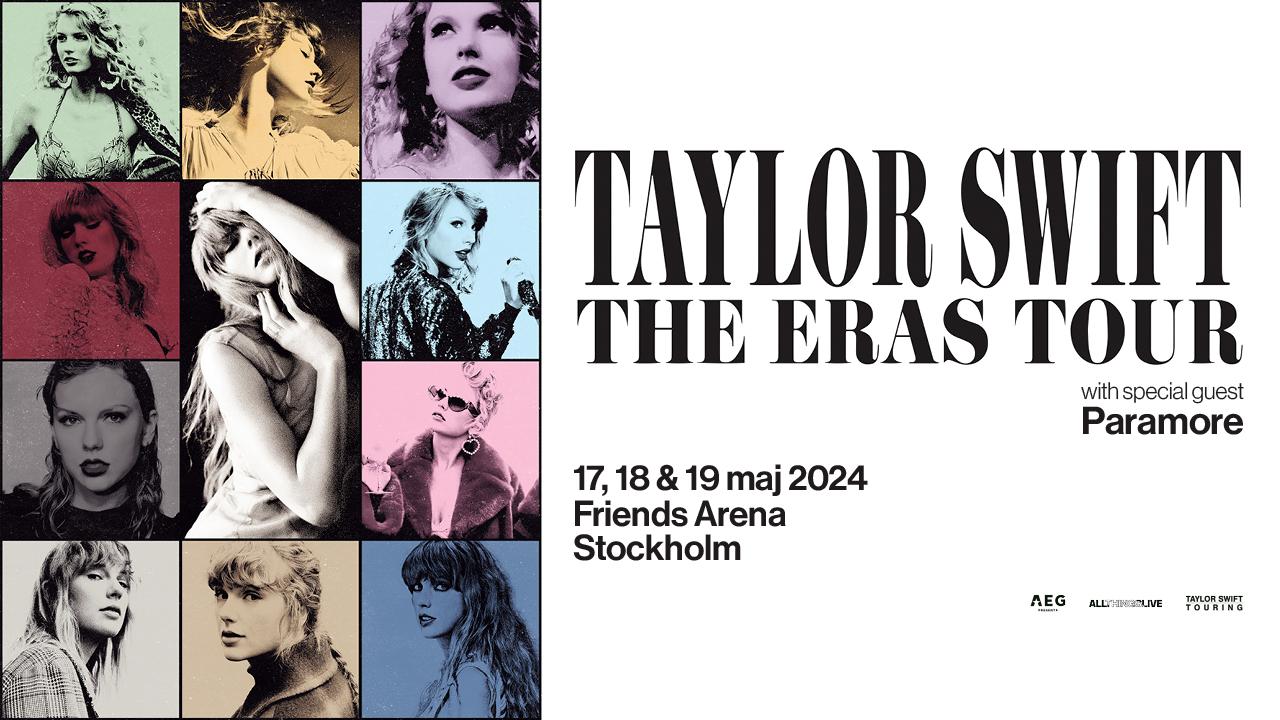 eras tour map sweden