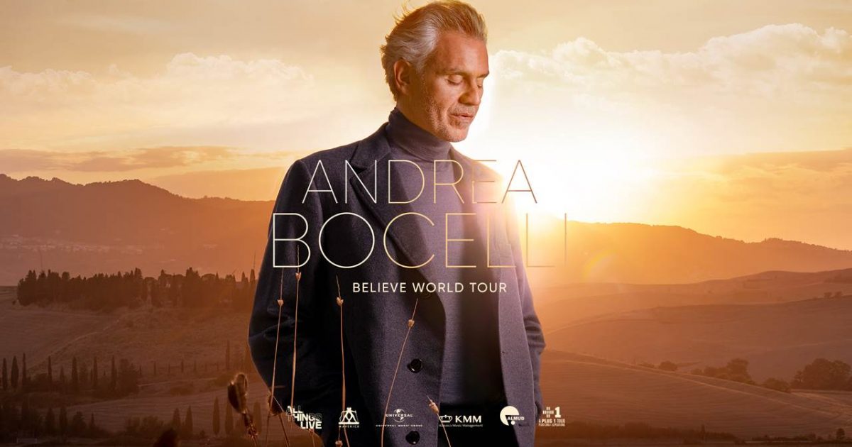 Andrea Bocelli till Stockholm All Things Live